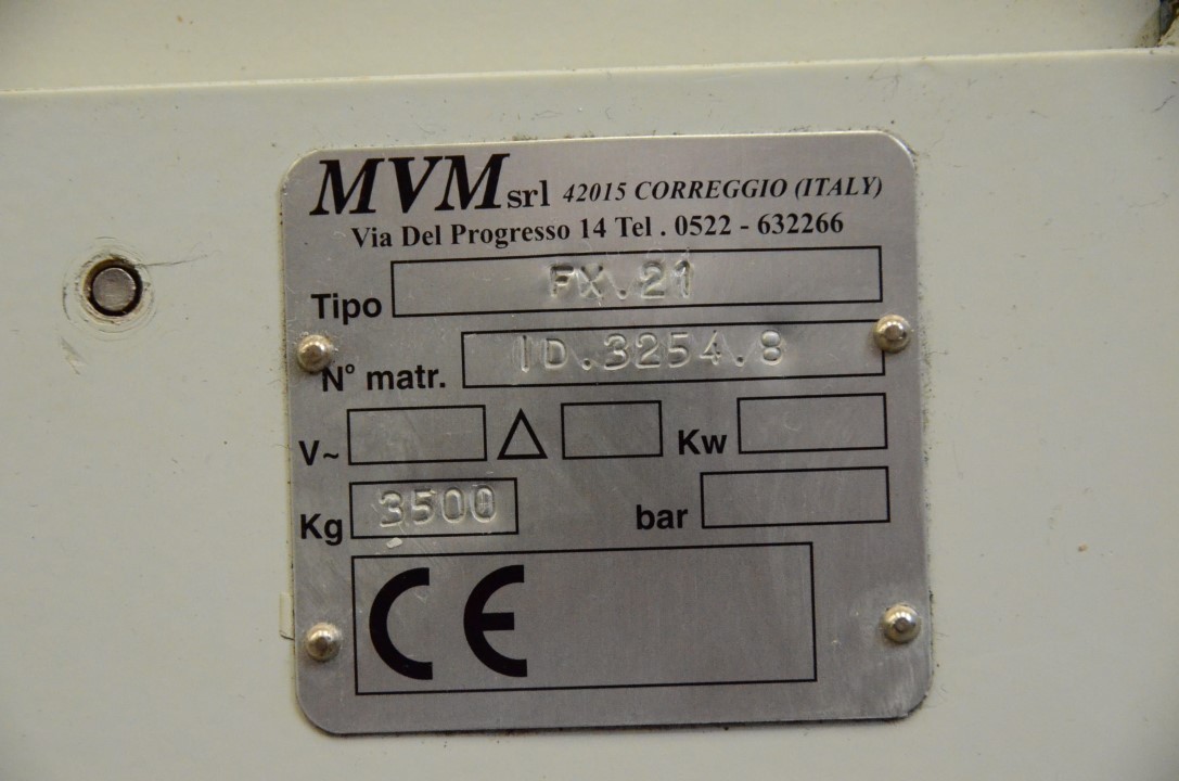 Usado MVM FX20 Rectificadoras Planas #4346