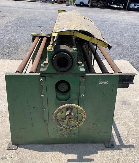 Used CUSTOM-BUILT 36 INCH HEATED FEED-THRU ROLL DISTRESSING MACHINE