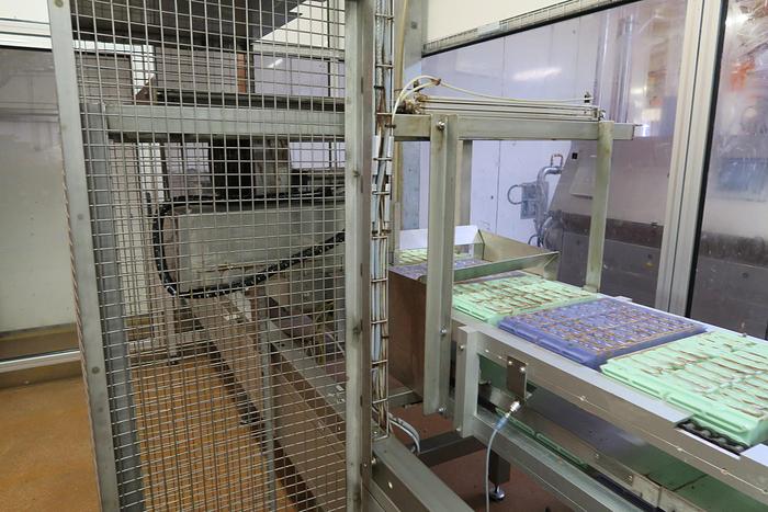 Used Aasted Frozen Cone Chocolate Moulding Line