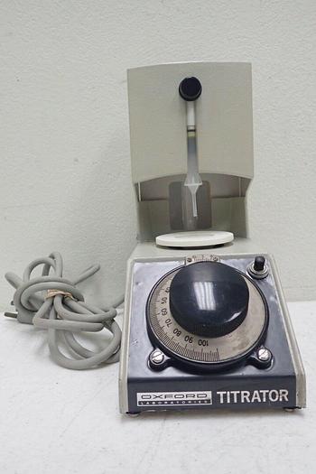 Used Oxford Cat. No. 600 Model A Titrator