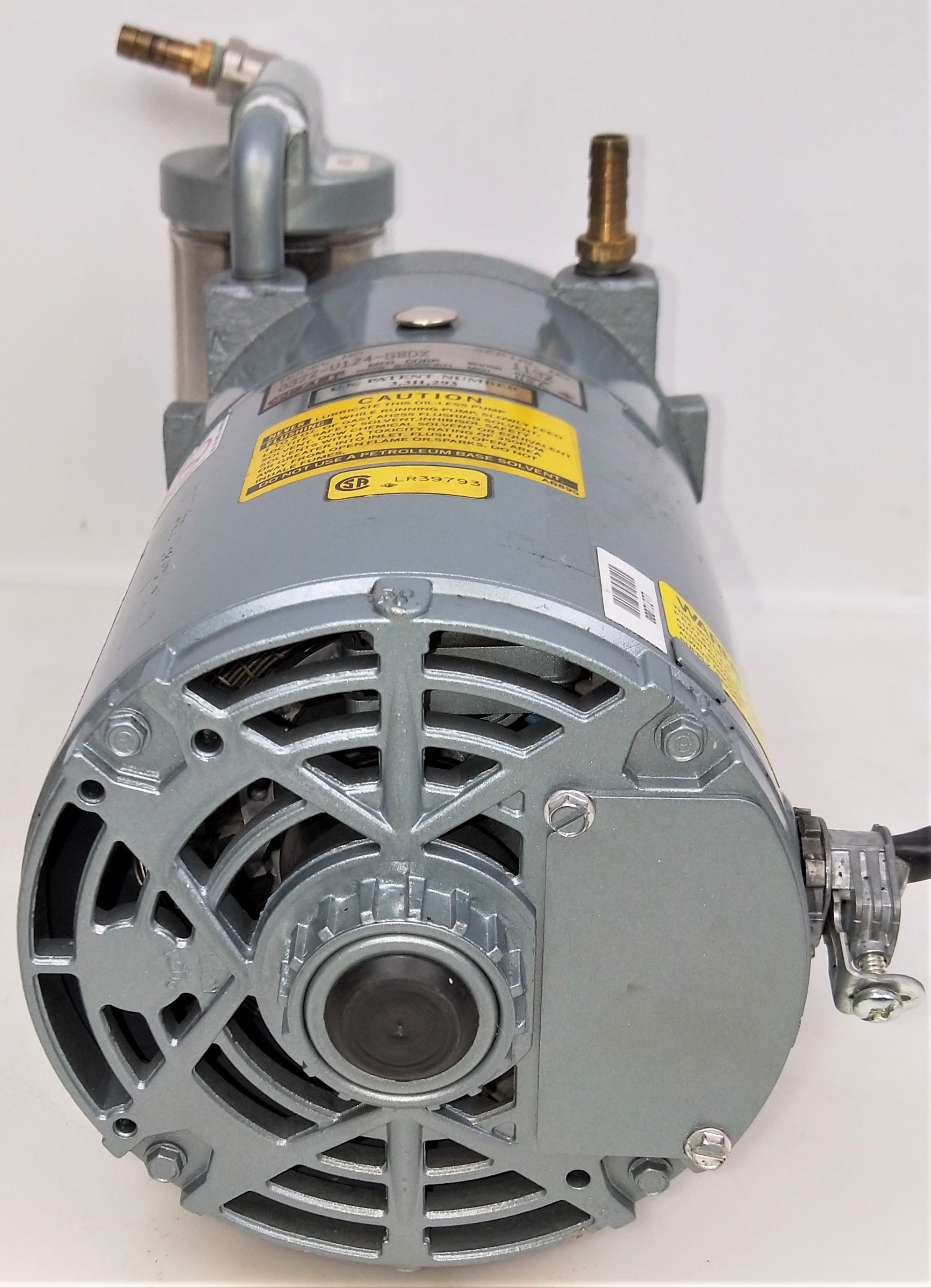 Used Gast 0322V124G8DX Lubricated Rotary Vacuum Pump for Sale at