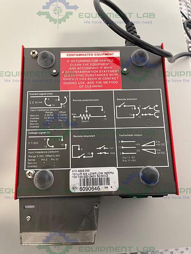 Used Applikon ADI 1030 Bio Controller w/ Watson Marlow 101U/R, Cole Parmer Flowmeter