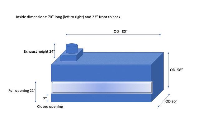 Used Laboratory Fume Hood Lab Chemical Vapor Exhaust Hood Medical Chemical