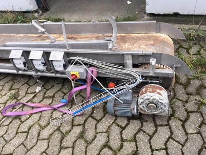 Brugt Rustfrit 19 m transportbånd