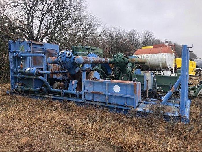 Used Two Air Boosters skid mounted