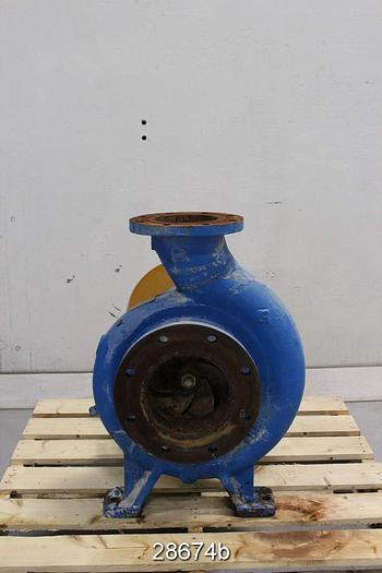 Used Goulds 3196 XLT-X Pump, 6x8x13, 6-Vane Stainless Steel Impeller #28674