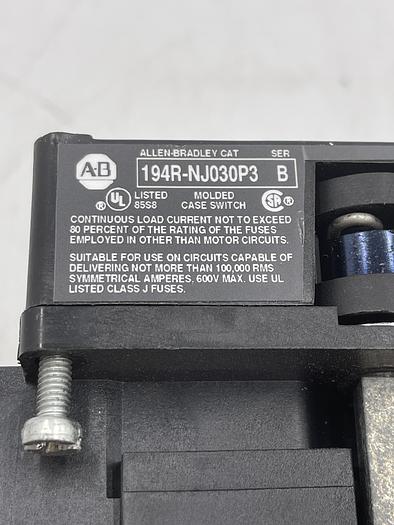 Used Allen-Bradley 194R-NJ030P3 Ser B 