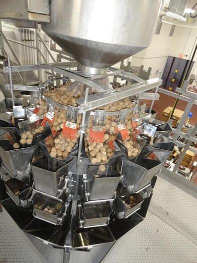 Used 2017 PacMac VFFS & Ishida Scale Packaging System, Md #9500 & CCW-RV-214W 9500 & CCW-RV-214W-15/30 H