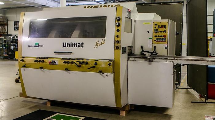 Used Weinig Unimat Gold 2007 6 Head Moulder