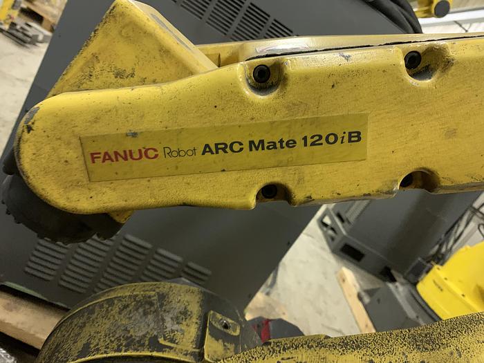Used FANUC ARCMATE 120iB 6 AXIS CNC ROBOT WITH RJ3iB