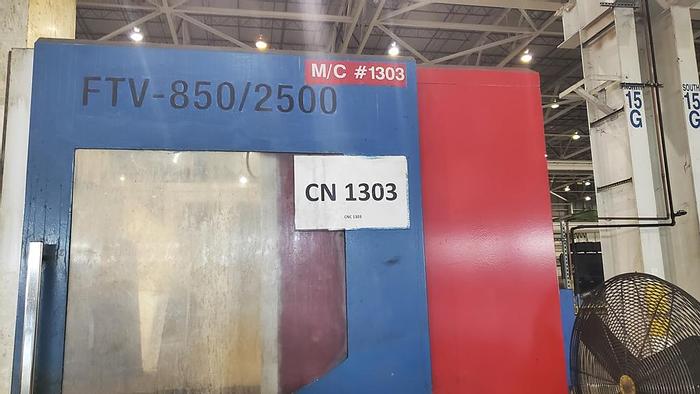 Used 2009 Cincinnati Machine Vertical Machining Center, Model FTV 850?2500, Table 36" X 124", X-98.5, Y-34.5", 42 HP, 6000 RPM