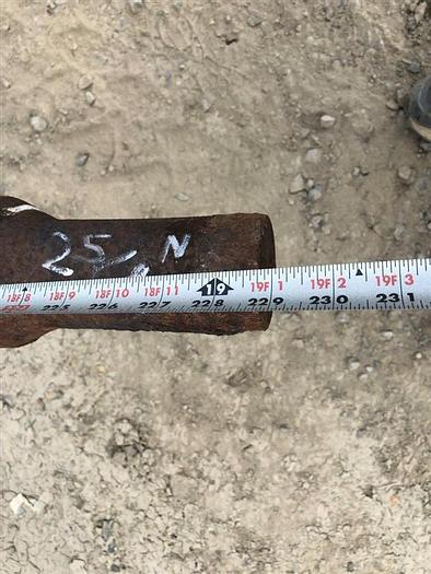 Used Drill Stem with Open-Side Rope Socket