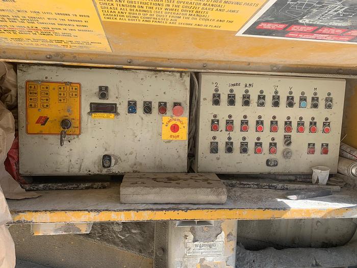 Used 2007 Extec C12+ tracked jaw crusher