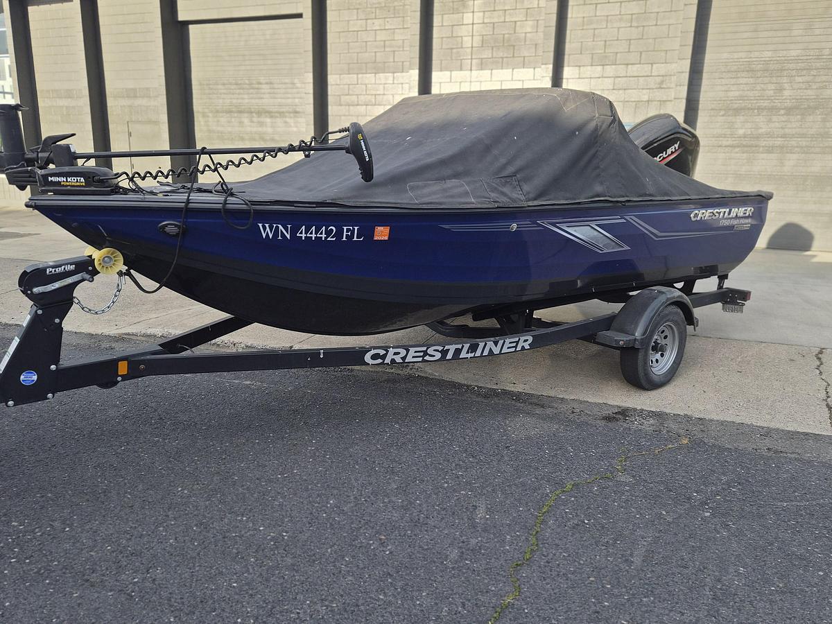 Used 2022 Crestliner 1750 Fish Hawk Walkthrough