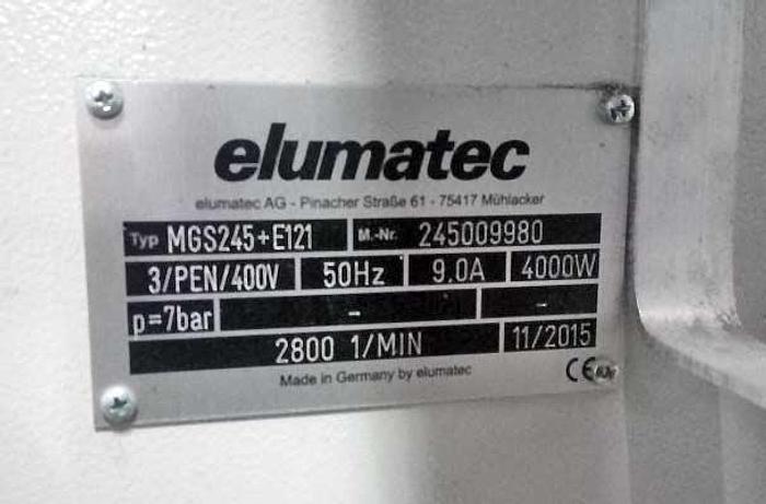 Used 2015 Elumatec ELUMATEC MGS 245 Mitre saw + E121 ( lenght + angel )
