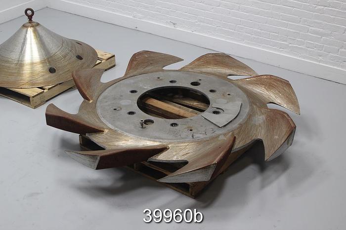 Used Kadant Black Clawson Hydrapulper Vortech Rotor, 8-Vane, 79" Diameter #39960