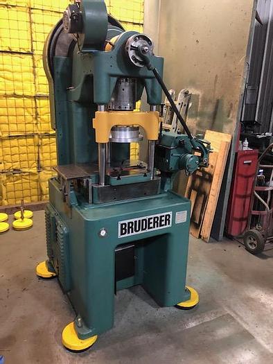Used 30 Ton, BRUDERER, No. BSTA 30, 3 POST HIGH SPEED PRESS