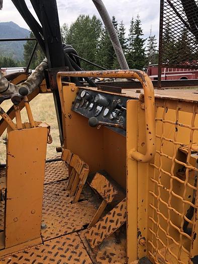 Used HB19356 Drain-hole Drill, mounted on Case 1150C Dozer Jensen JDC HV100  on Case 1150C track drill