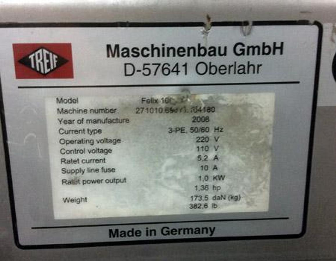 Used Treif Felix 100CE Dicer