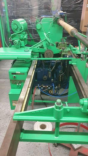 Used 85" LEVER MODEL 500 SINGLE KNIFE BOLONEY CUTTER W/ MISTER 14" DIAMETER