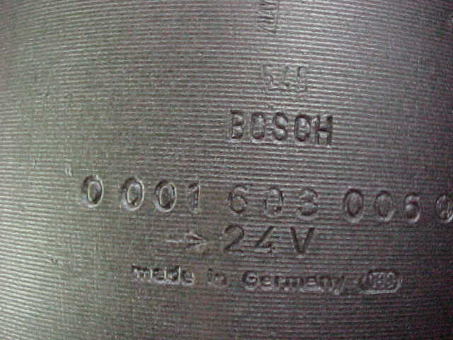 Used BOSCH STARTER 0001603006 DEUTZ SBA16M816