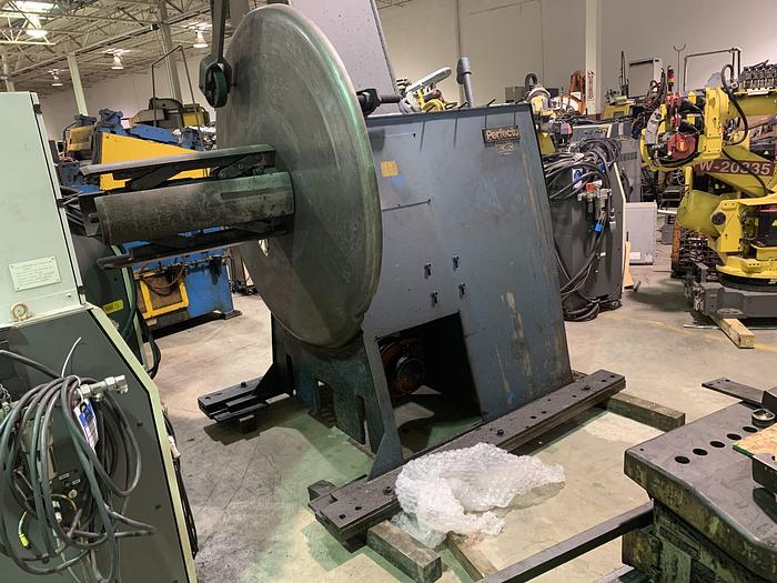 Used PERFECTO DECOILER AND STRAIGHTENER LINE 15,000 LBS X 18" X .187"