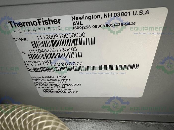 Used Thermo Fisher 111209910000000 Chiller 18°C