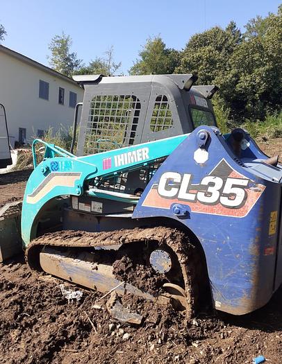 Usato Pala cingolo trapezoidale in gomma, 2010 Ihimer CL 35