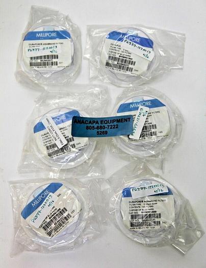 Millipore GVWP01300 Durapore Membrane Filters 13mm lot of 600 Filters (5269)