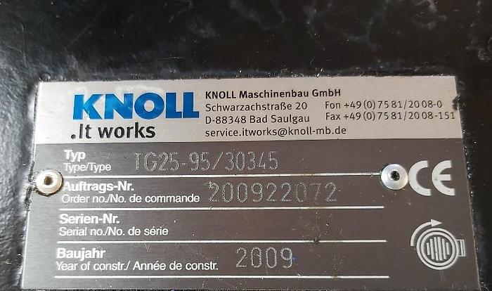 Gebraucht Kühlschmierstoffpumpe, Eintauchpumpe, TG25 95/30 345, H59m, 50 L / Min, 3 KW, Knoll, gebraucht