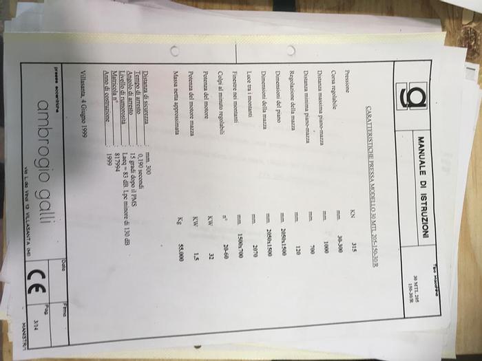 Usato 1999 AMBROGIO GALLI