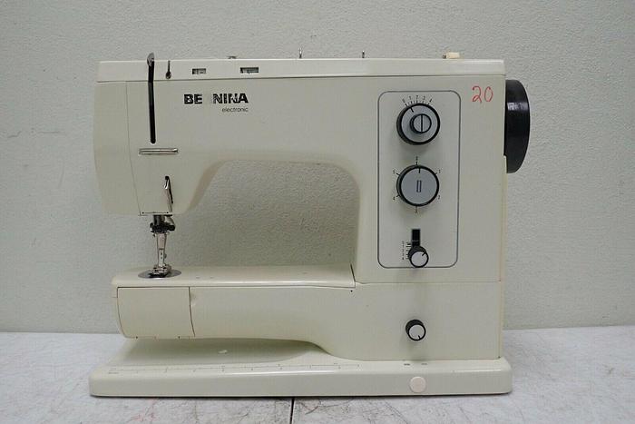 Used Vintage Bernina 831 Switzerland Sewing Machine with Red Case