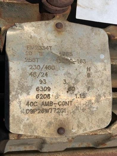 Used Tri-Clover 3" x 6" Centrifugal Pump