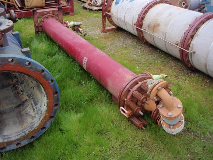 Used Heat Exchanger, Block, Graphite, 124 SF, 116/58 PSI, #S737138