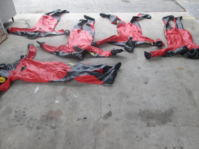 Used 5 Viking Pro 1000 Rubber Drysuits