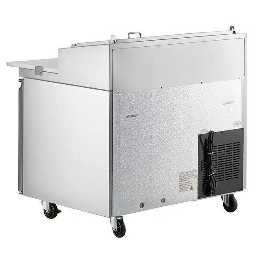 Elite Stainless Steel 71" Pizza Make Table on Castors