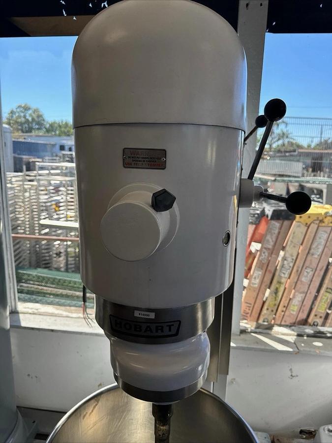 Used HOBART 140 Qt Mixer V 140 5HP 200V 3 Phase With Bowl Included BEAUTIFUL SHAPE!