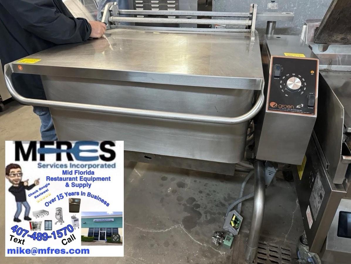 Refurbished GROEN 40 GALLON NATURAL GAS ELECTRIC TILT SKILLET BRAISING PAN BEAUTIFUL !
