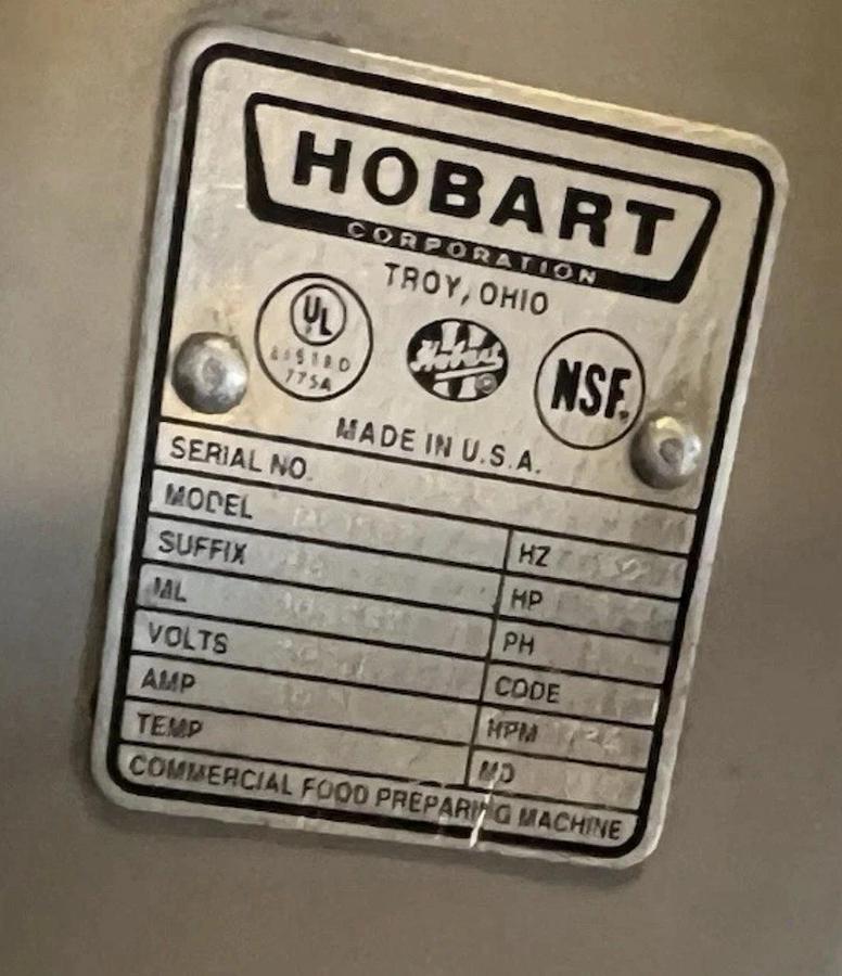 Used Hobart MG1532 Commercial Meat Grinder Mixer #32 150lb Capacity 208V 3phase