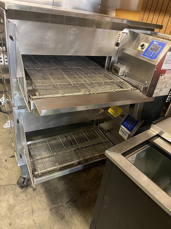 Refurbished 2017 Middleby Marshall PS636G Nat Gas Conveyor Pizza Oven Double Stack WOW NICE!