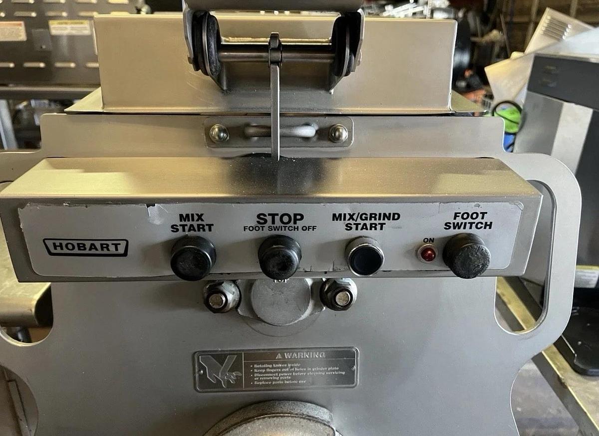 Used Hobart MG1532 Commercial Meat Grinder Mixer #32 150lb Capacity 208V 3phase