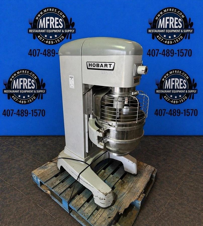 Used 2017 HOBART HL600 LEGACY 60QT BAKERY DOUGH MIXER INCLUDES BOWL & HOOK NICE SHAPE