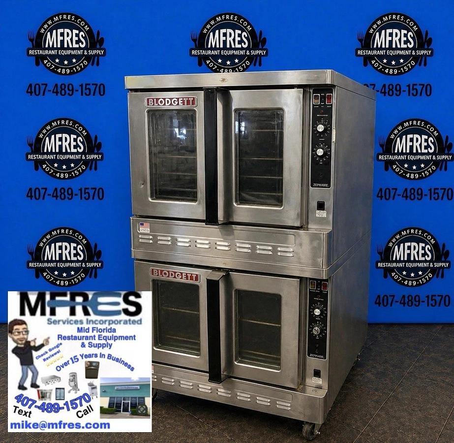 Used Blodgett  Zephaire Double Full Size Natural Gas Convection Oven Very Nice!
