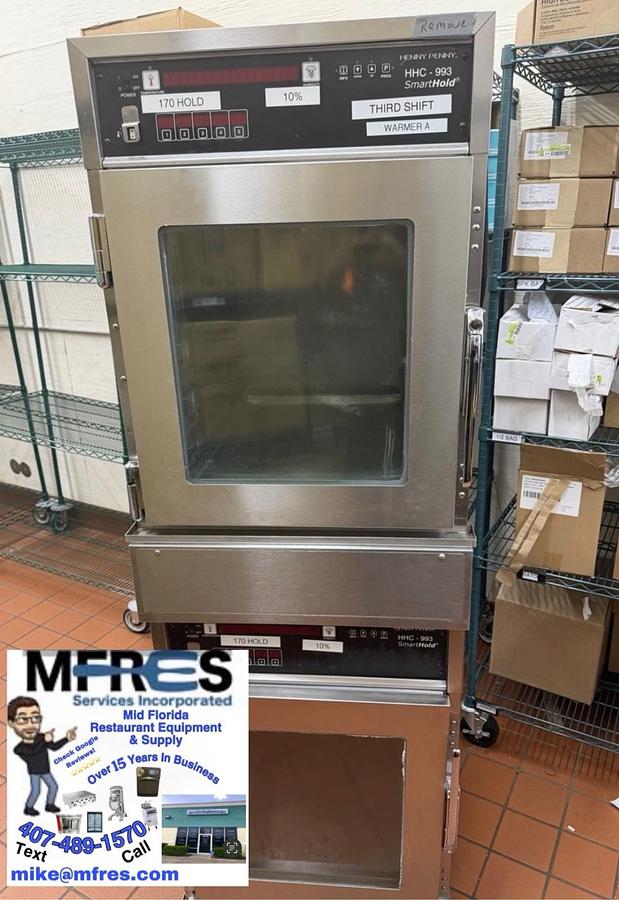 Used HENNY PENNY HHC-993 HEATED FOOD HOLDING CABINET 120V VERY NICE!