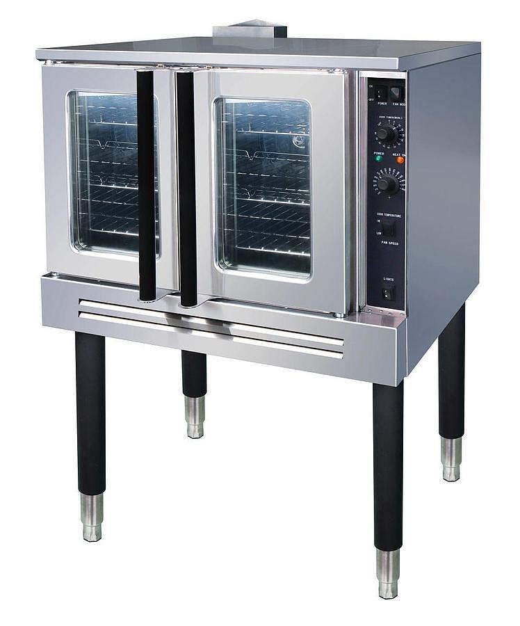 Elite ECE-200-Single Deck Standard Depth Full Size Electric Convection Oven - 208V- 60Hz 1 Phase, 9 kW