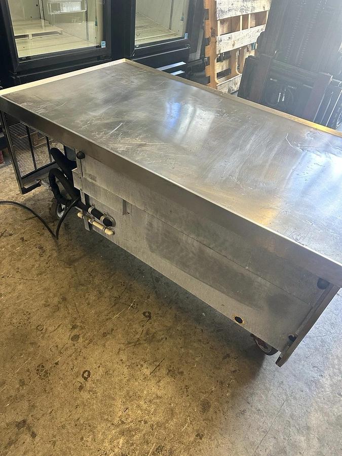 Used Delfield F2956CP 56" Two Drawer Refrigerated Chef Base GREAT WORKING SHAPE!