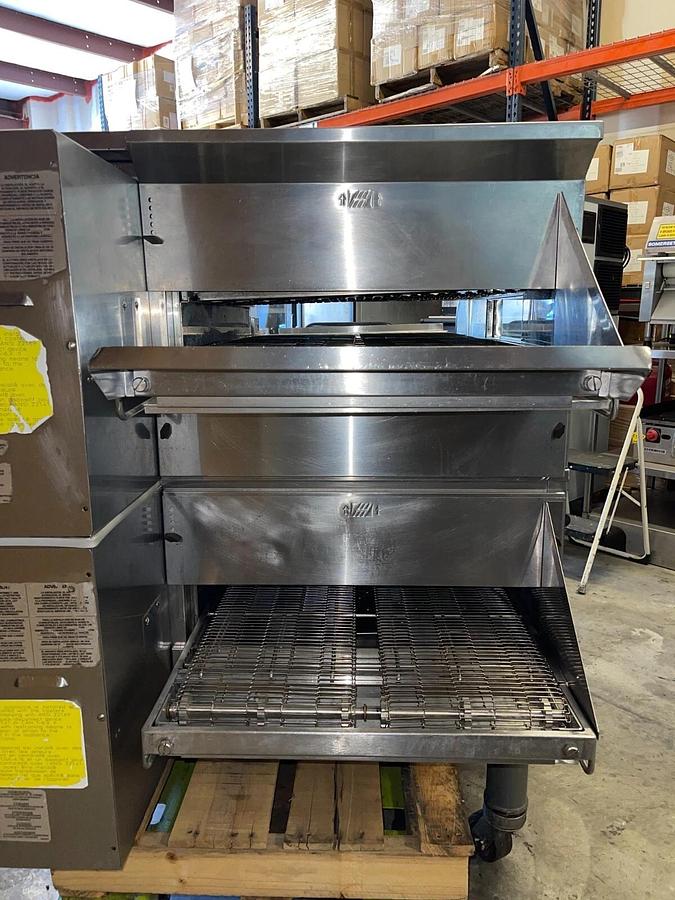 Refurbished 2017 Middleby Marshall PS636G Nat Gas Conveyor Pizza Oven Double Stack WOW NICE!