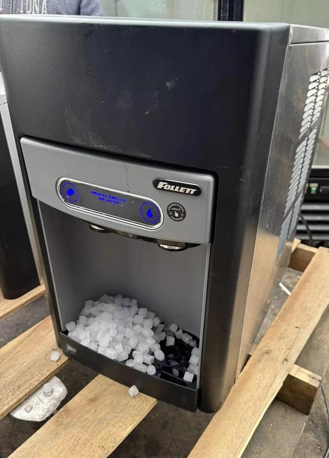 Used 2022 Follett 15CI100A Countertop Ice Machine and Water Dispenser 125lbs  NICE!