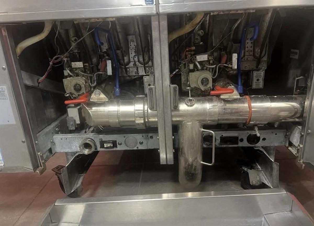 Used Pitco (3) 50 lb Vats, Model SG14,Nat Gas, GREAT WORKING SHAPE!