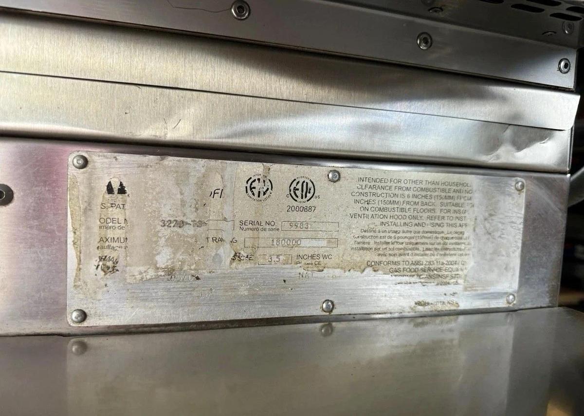 Refurbished XLT Pizza Oven Conveyor XLT 3270 Triple Stack Nat Gas CLEAN, TESTED, & WORKING!